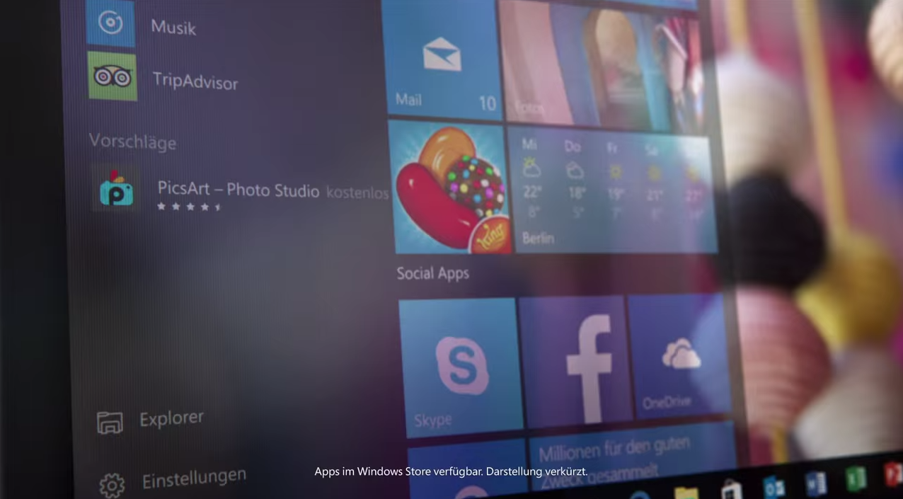 Microsoft stellt vor Windows 10. Die Zukunft beginnt jetzt. Für uns alle.