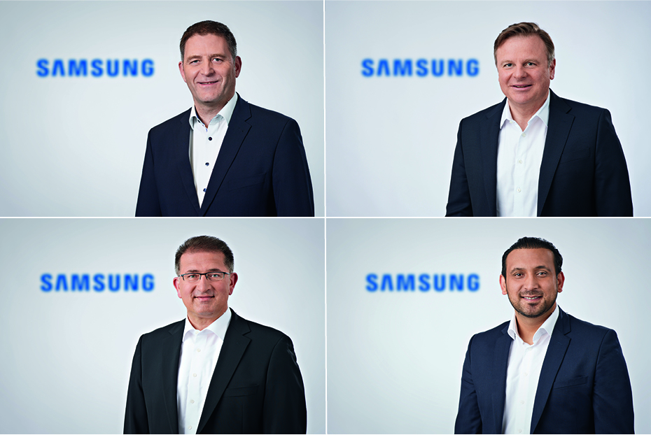 Stark aufgestellt: das Vertriebsteam bei Samsung Hausgeräten