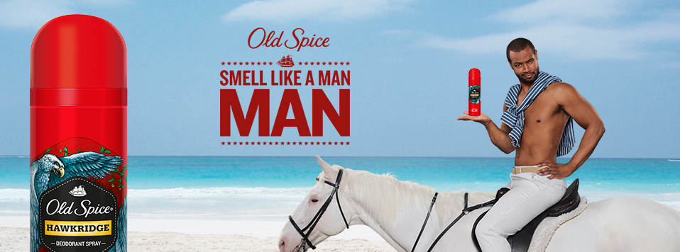 Old Spice für Männer. Sponsored
