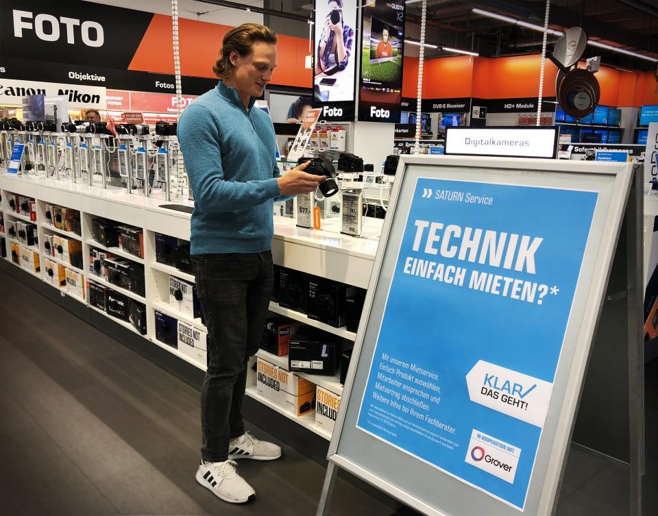 Saturn bietet Mietservice jetzt auch in allen stationären Märkten an